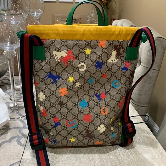 GUCCI Kids Tote Backpack - Picture 8 of 8